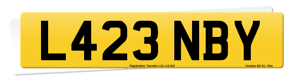Registration number L423 NBY